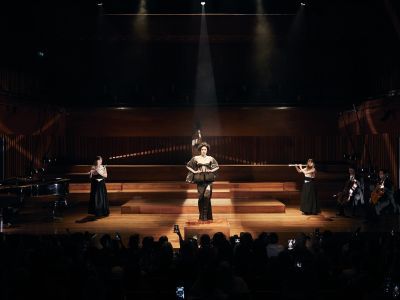 Patrick McDowell London Fashion Week show at Guildhall School